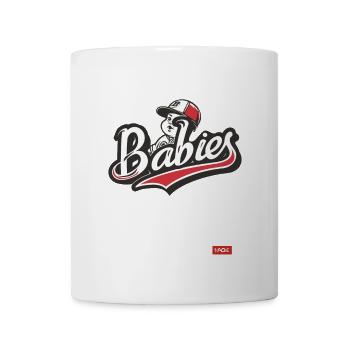 Parodie auf ein Baseball-Baby-Team - Tasse - Weiß - Vorne