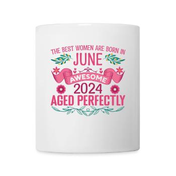 June 2024 Female Birthday June 2024 - Mug - white - Front
