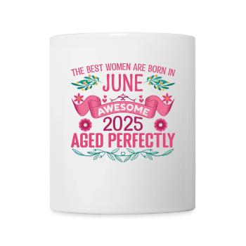 June 2025 Female Birthday June 2025 - Mug - white - Front