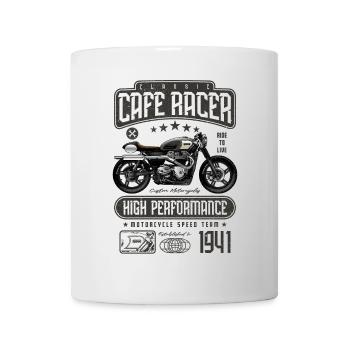 Cafe Racer Motorrad Geburtstag Biker Geboren 1941 - Tasse - Weiß - Vorne