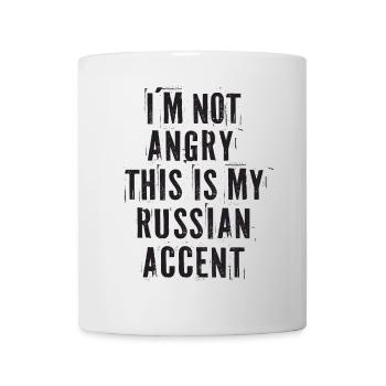 I'm Not Angry This Is My Russian Accent Russia - Mug - white - Front
