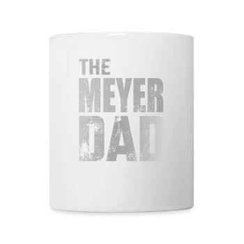 Meyer Vater Papa Geschenkidee Vatertag - Tasse - Weiß - Vorne