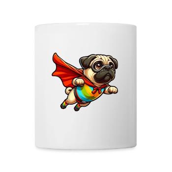 Superhero Pug - Mug - white - Front