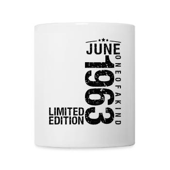 Birthday June 1963 June born in June 1963 - Mug - white - Front