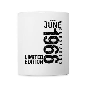Birthday June 1966 June born in June 1966 - Mug - white - Front
