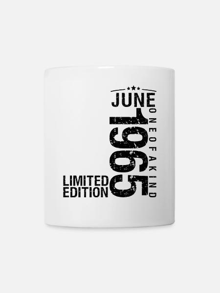 Geburtstag Juni 1965 Juni geboren im Juni 1965 - Tasse - Weiß