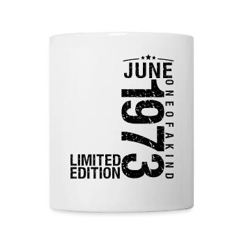 Geburtstag Juni 1973 Juni geboren im Juni 1973 - Tasse - Weiß - Vorne