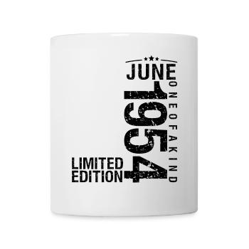 Anniversaire Juin 1954 Juin né en Juin - Mug blanc - blanc - Devant