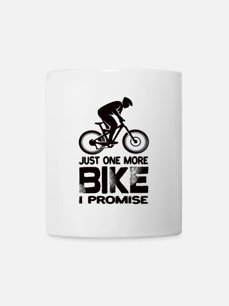 Just One More Bike I Promise Downhill Mountainbike - Tasse - Weiß