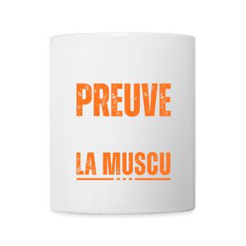 proof that my dad is not always at the gym - Mug - white - Front