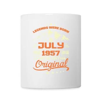 Juillet 1957 Cadeau D’anniversaire Juillet 1957 - Mug blanc - blanc - Devant