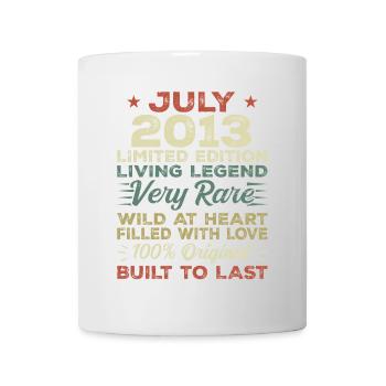 Gift July 2013 Anniversary July 2013 Birthday - Mug - white - Front