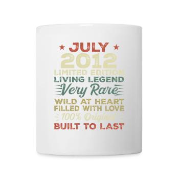 Gift July 2012 Anniversary July 2012 Birthday - Mug - white - Front