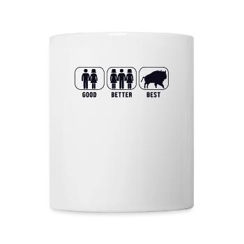 Gut Besser Bester Bison Büffel Amerikanischer Bison - Tasse - Weiß - Vorne