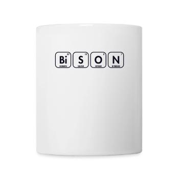 Bison Tableau périodique des éléments Buffalo Bovinae - Mug blanc - blanc - Devant