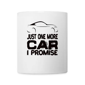 Juste une voiture de plus, je promets au conducteur de voiture - Mug blanc - blanc - Devant
