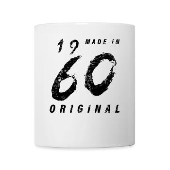 Made In 1960's Original Birthday Grunge Distressed - Mug - white - Front