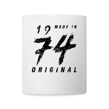 Made In 1974 Original Geburtstag Grunge Distressed - Tasse - Weiß - Vorne