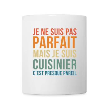 Un cuisinier parfait - Mug blanc - blanc - Devant