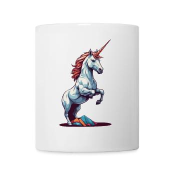 Licorne mignonne pour l’amante de la licorne - Mug blanc - blanc - Devant