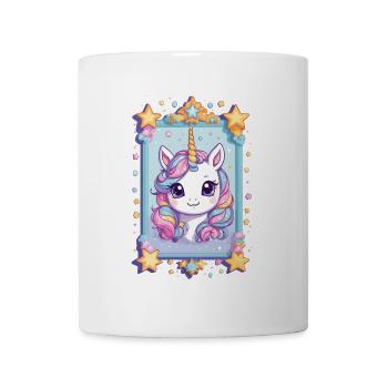 Licornes drôles couleurs pastel amant de licorne - Mug blanc - blanc - Devant