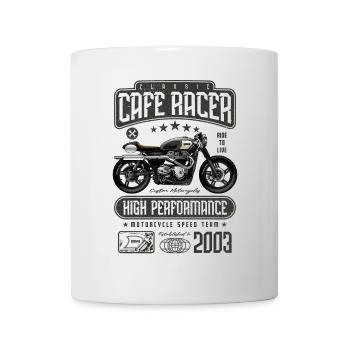 Cafe Racer Motorrad Geburtstag Biker Jahrgang 2003 - Tasse - Weiß - Vorne