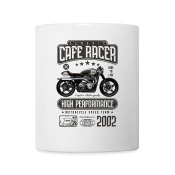 Cafe Racer Motorcycle Birthday Biker Born 2002 - Mug - white - Front
