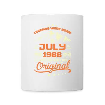 Juillet 1966 Cadeau D’anniversaire Juillet 1966 - Mug blanc - blanc - Devant