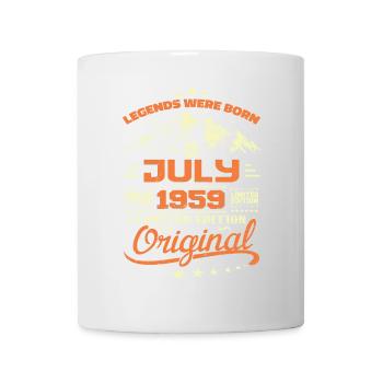 Juillet 1959 Cadeau D’anniversaire Juillet 1959 - Mug blanc - blanc - Devant