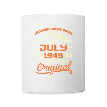 Juillet 1949 Cadeau D’anniversaire Juillet 1949 - Mug blanc - blanc - Devant
