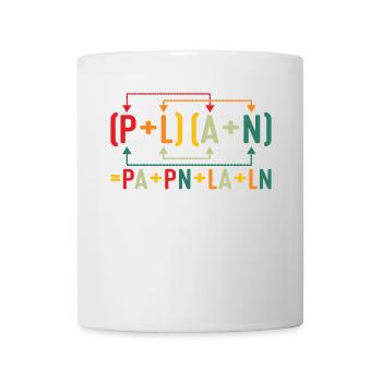 Mon plan a été déjoué Funny Math Teacher Pun Sci - Mug blanc - blanc - Devant