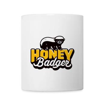 Lustiger Honigdachs Sie nennen mich Honigdachs und sagen - Tasse - Weiß - Vorne