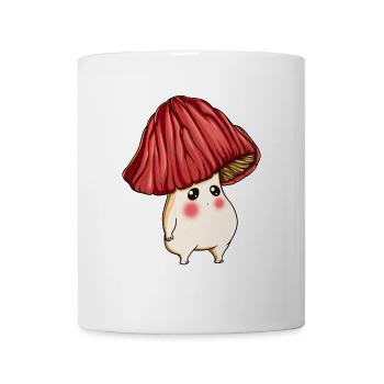 Trauriger Wald Pilz Essbare Pilze Pilzsammler - Tasse - Weiß - Vorne