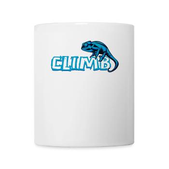Bouldering, climbing, free climbing Chameleon Boulder - Mug - white - Front
