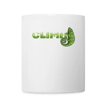 Bouldering, climbing, free climbing Chameleon Boulder - Mug - white - Front