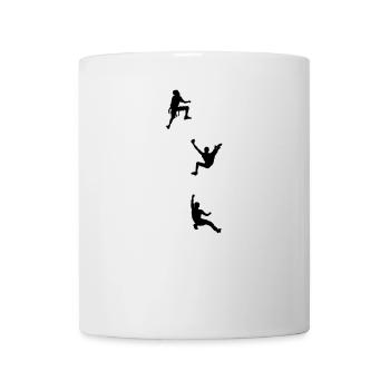Bouldering, climbing, free climbing Chameleon Boulder - Mug - white - Front