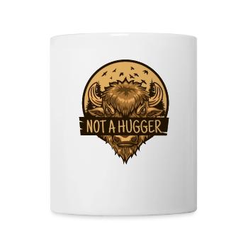Pas un amoureux du bison américain Hugger Buffalo Bovinae - Mug blanc - blanc - Devant