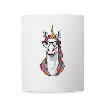 Einhorn Mama Stylische Einhorn Frau Muttertag - Tasse - Weiß - Vorne