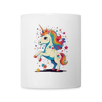 Licornes drôles Licorne mignonne Licorne Fille - Mug blanc - blanc - Devant
