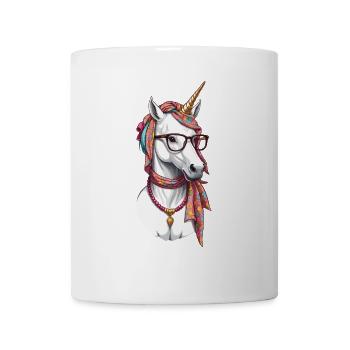 Maman Licorne Drôle Licornes Maman aimante - Mug blanc - blanc - Devant