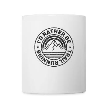 Ultra Marathon Trail Run Runner Mountain Runner - Mug - white - Front