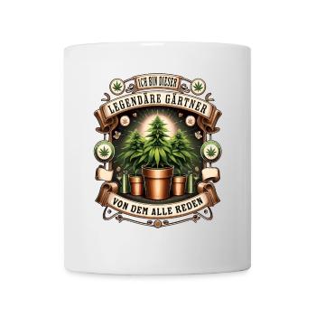 I'm this legendary gardener cannabis - Mug - white - Front