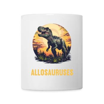 Allosaurier Allosaurus - Tasse - Weiß - Vorne