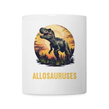 Allosaurier Allosaurus - Tasse - Weiß - Vorne