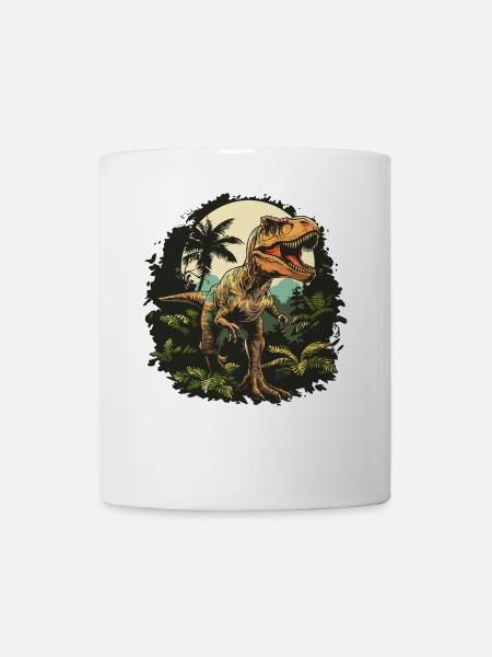 Allosaurier Allosaurus - Tasse - Weiß