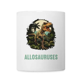 Allosaurier Allosaurus - Tasse - Weiß - Vorne