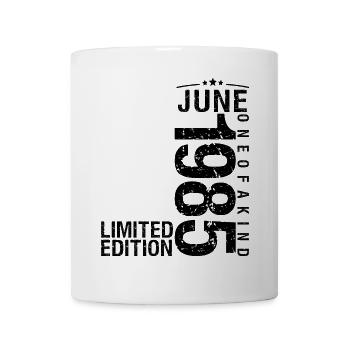 Anniversaire Juin 1985 Juin né en Juin 1985 - Mug blanc - blanc - Devant