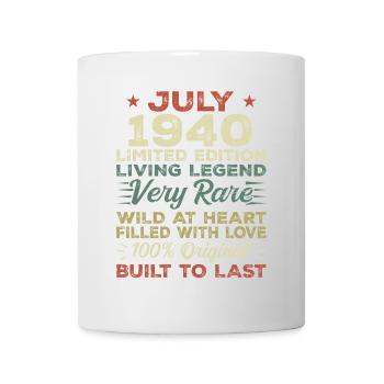 Gift July 1940 Anniversary July 1940 Birthday - Mug - white - Front