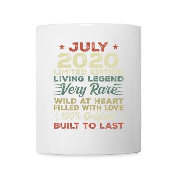 Geschenk Juli 2020 Jubiläum Juli 2020 Geburtstag - Tasse - Weiß - Vorne