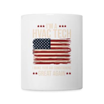 Make your Air Conditioning Great Again Funny HVAC - Mug - white - Front